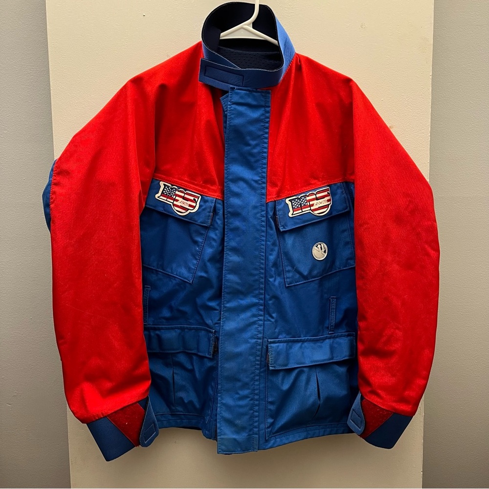 MS Racing MALCOLM SMITH Gore-Tex Red Enduro Racing Jacket Mens Size M